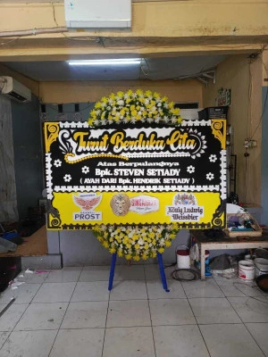 Papan Bunga di Kebon Manggis